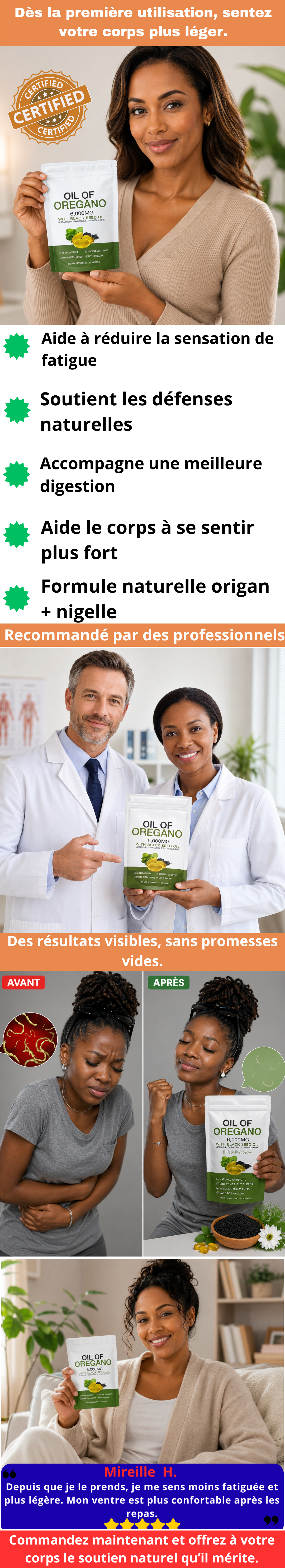 Huile d’Origan + Nigelle 6000 mg