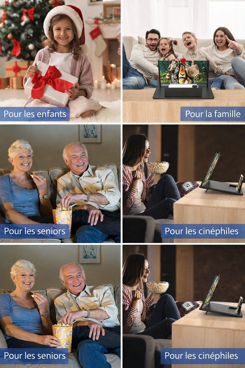 🛒 Agrandisseur d’Écran Téléphone – Regardez Vos Films en Grand Format !