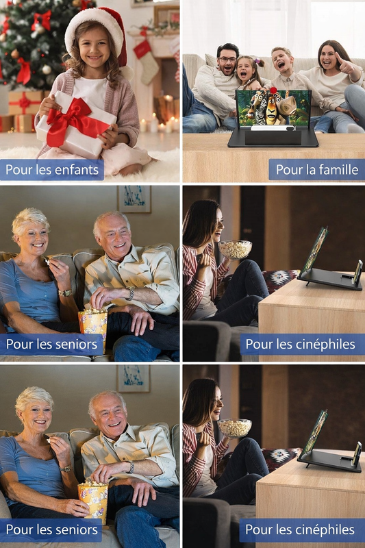 🛒 Agrandisseur d’Écran Téléphone – Regardez Vos Films en Grand Format !