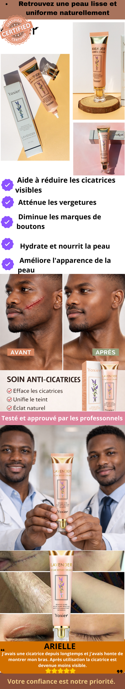 EFFACEZ VOS CICATRICES ET VERGETURES RAPIDEMENT